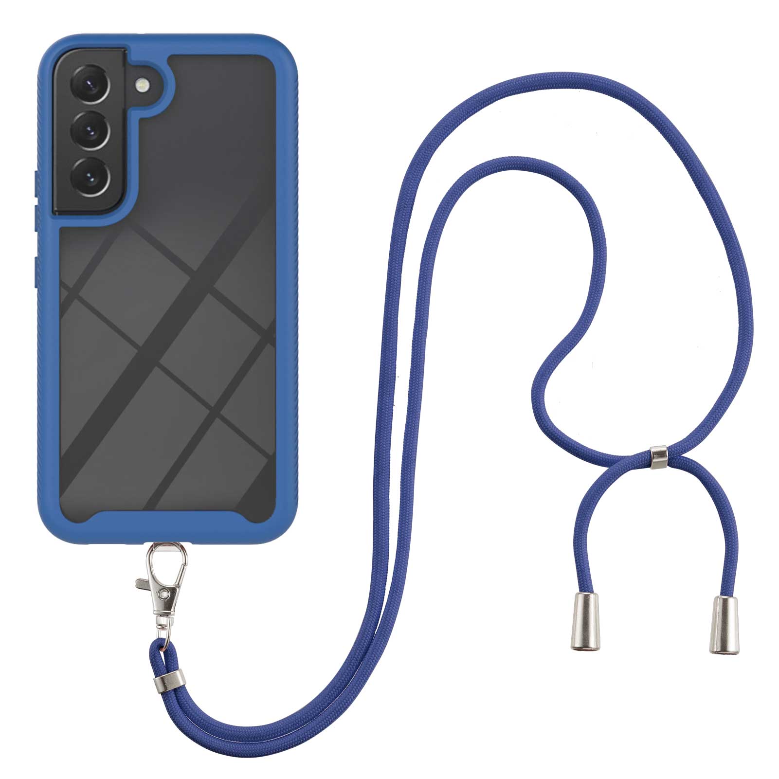 YB PC Series-4 for Samsung Galaxy S23 Mobile Phone Cover PC TPU 2-in-1 Phone Case with Lanyard YB PC Series-4 for Samsung Galaxy S23 Mobile Phone Cover PC TPU 2-in-1 Phone Case with Lanyard
